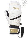 Reusch Lara Gut 4931414 1130 white yellow front